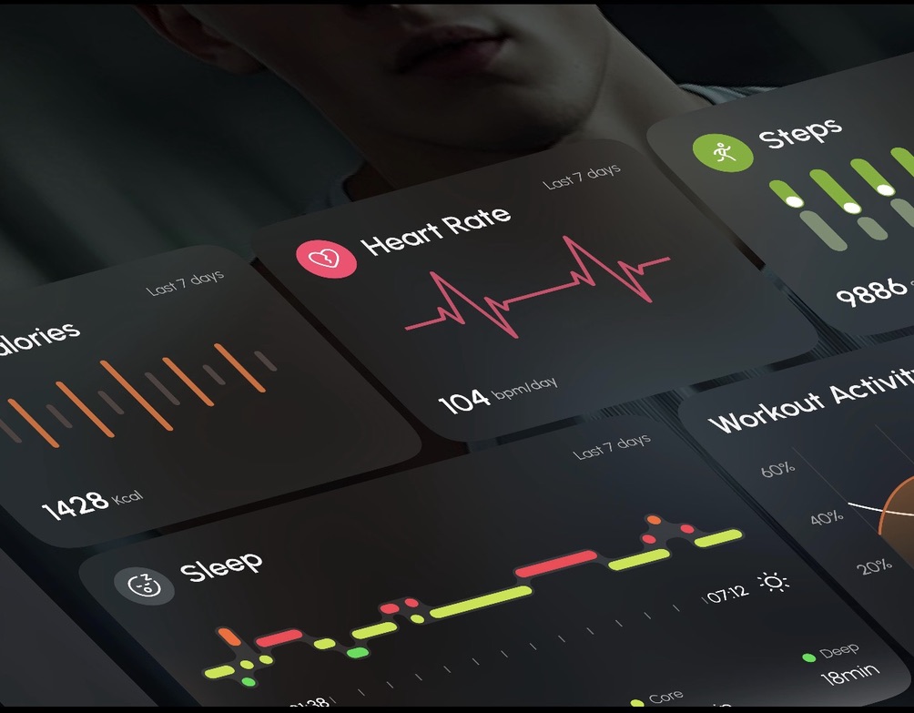 PeptiForge Training App — performance tracking dashboard